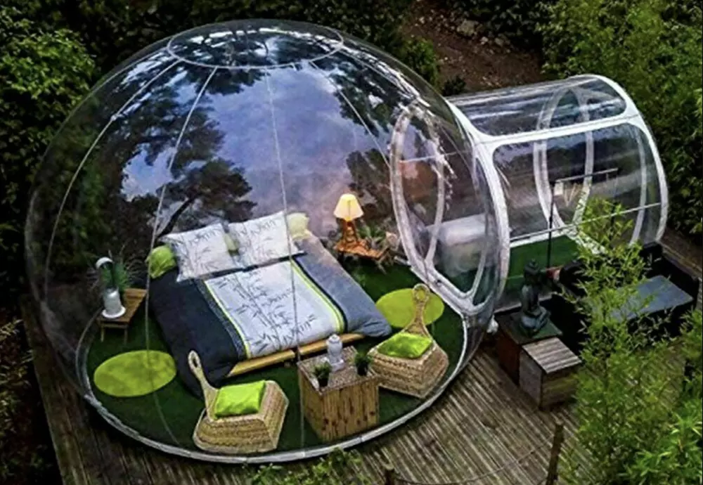 pop up bubble tent